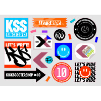 Наклейка KSSx10 лет Sticker